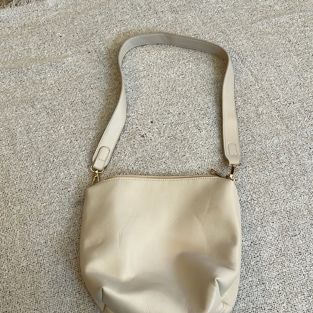 Cream Anthropology purse